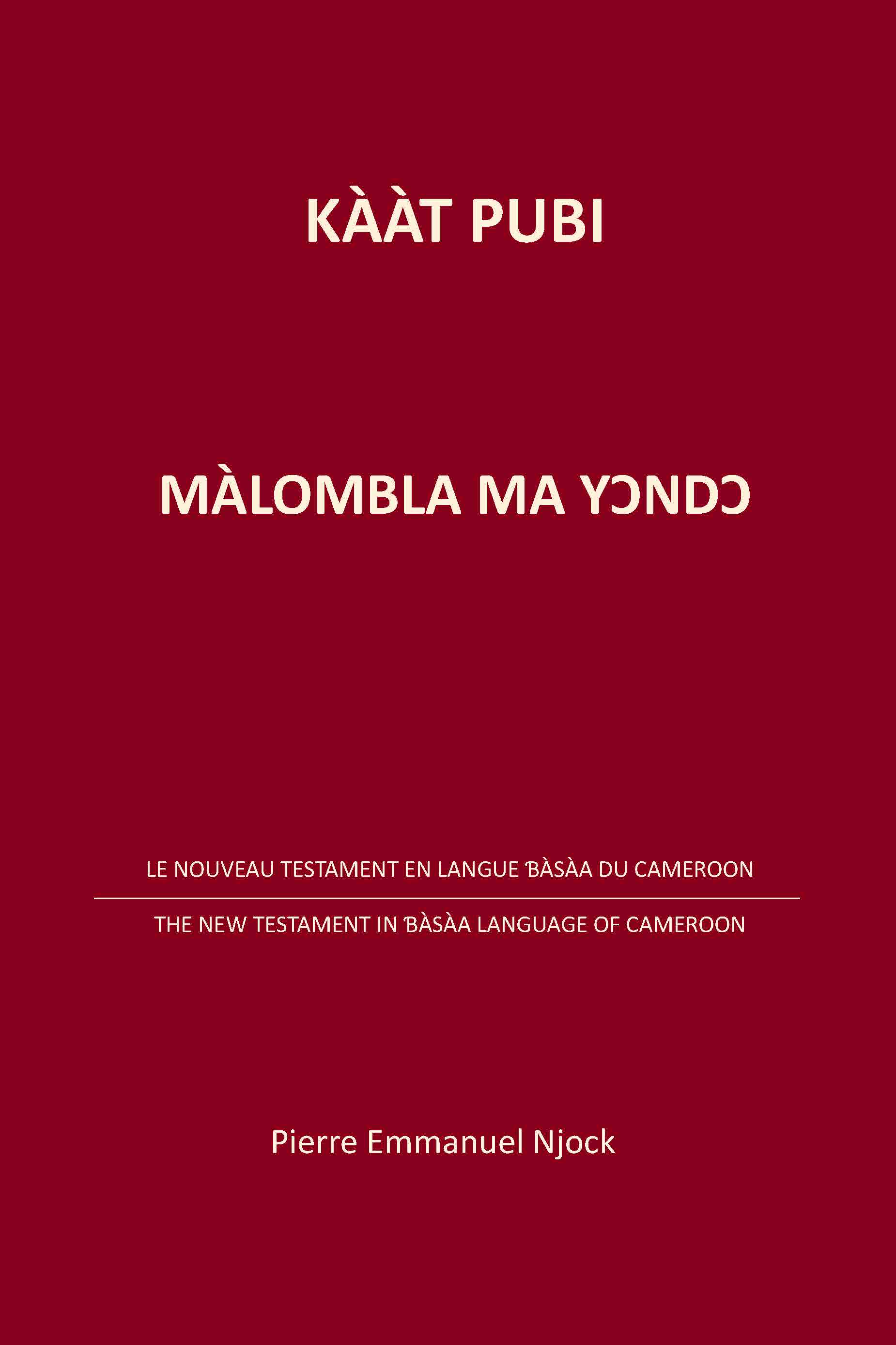 Cover of Nouveau Testament en langue bàsàa du Cameroun